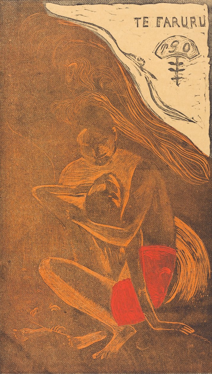 Te Faruru 他们在这里做爱，1894年至1895年。 作者 保罗·高更