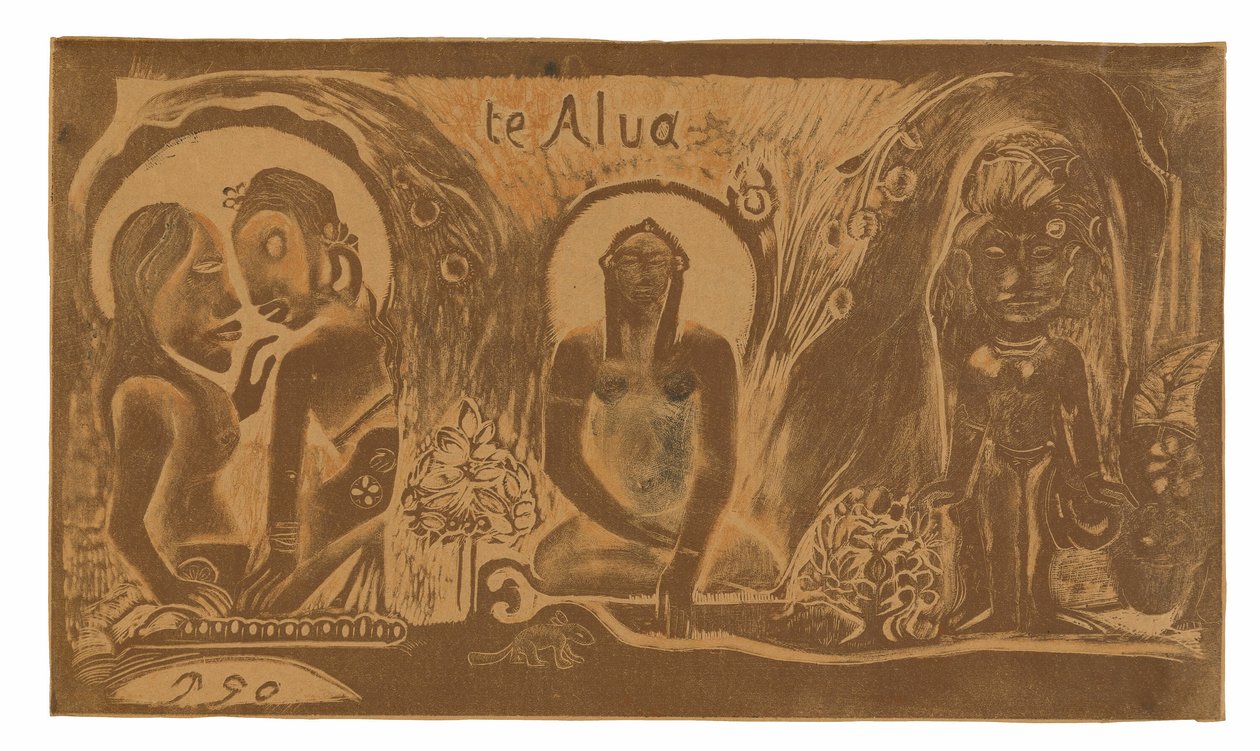 Te atua（神），选自 Noa Noa 套房 作者 保罗·高更
