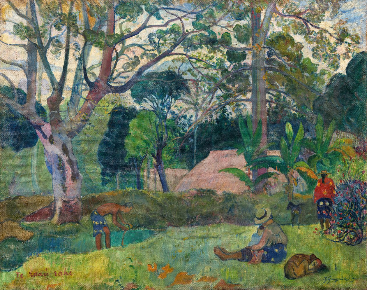 Te raau rahi 《大树》，1891年。 作者 保罗·高更