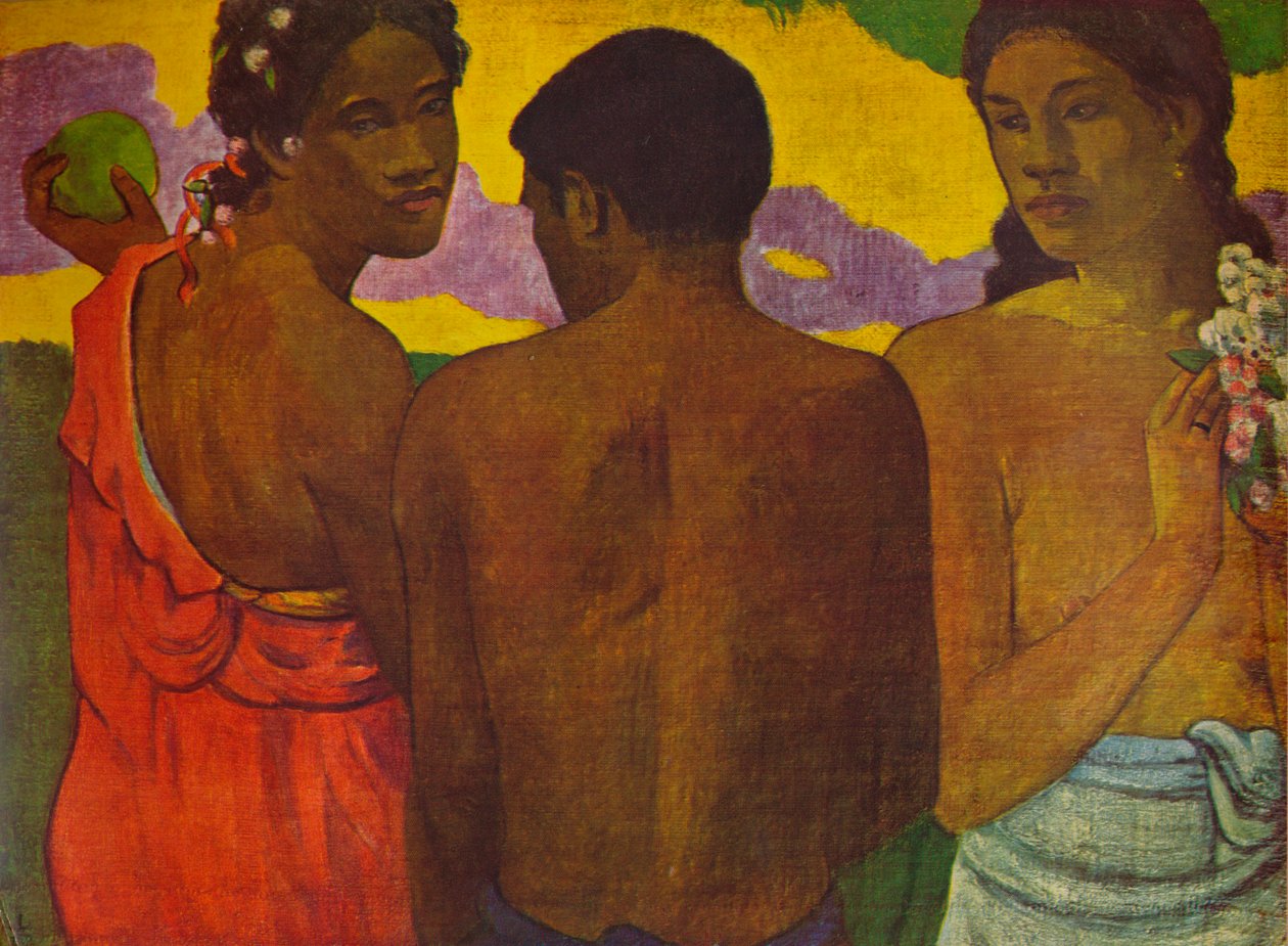 三位大溪地人，1899年至1935年 作者 保罗·高更