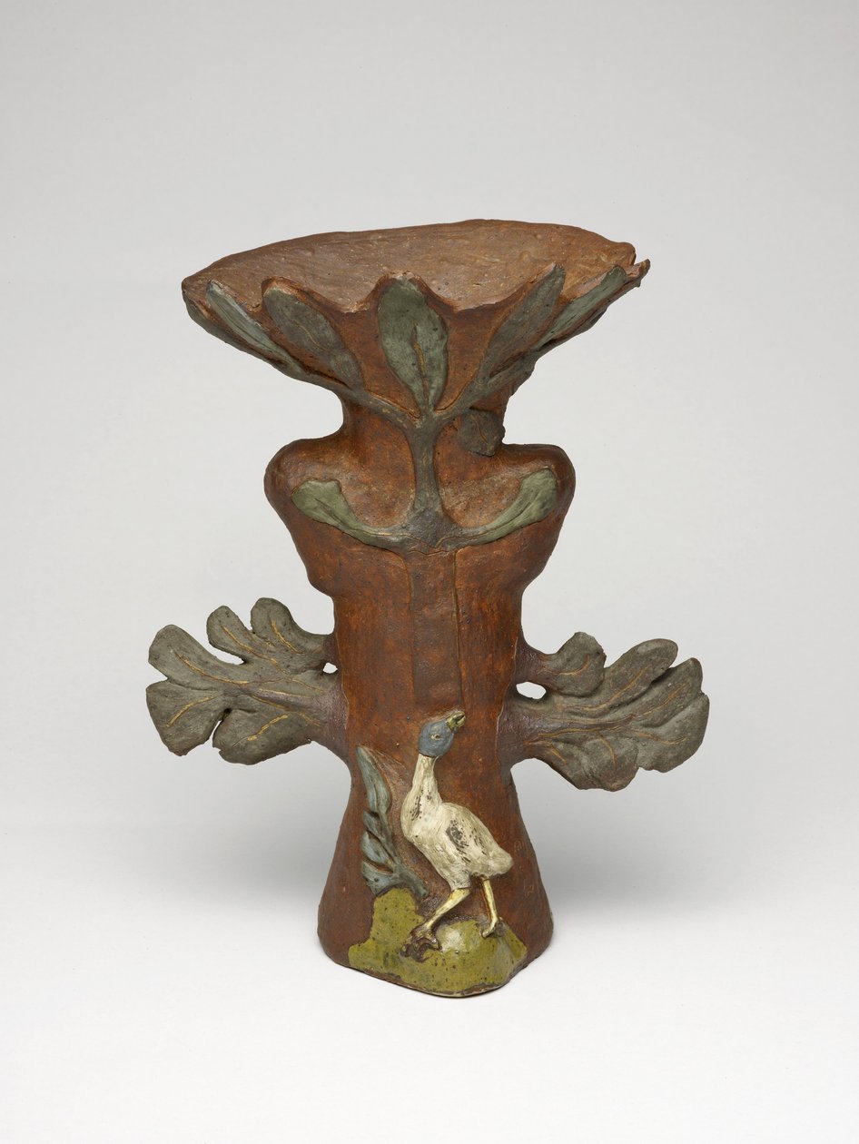 外来植物形式的花瓶，1886-87年 作者 保罗·高更