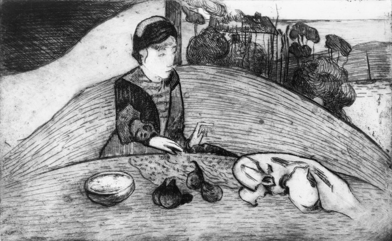 带着无花果的女人，1894., 1894. 作者 保罗·高更