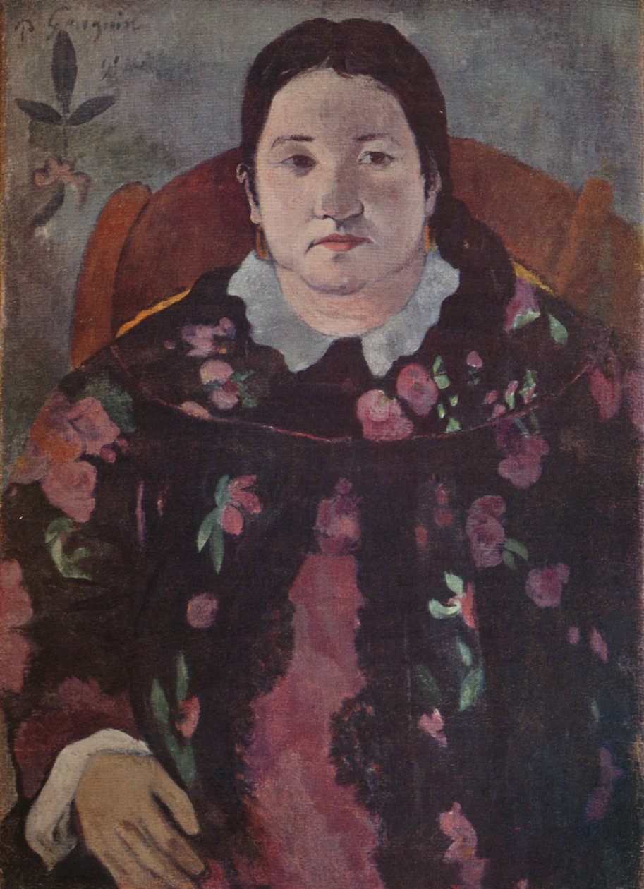 女人头，1923年 作者 保罗·高更