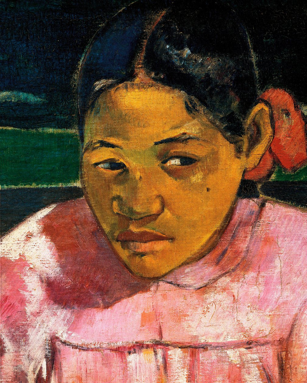 “Women of Tahiti ” or "On the Beach” (detail) 作者 保罗·高更
