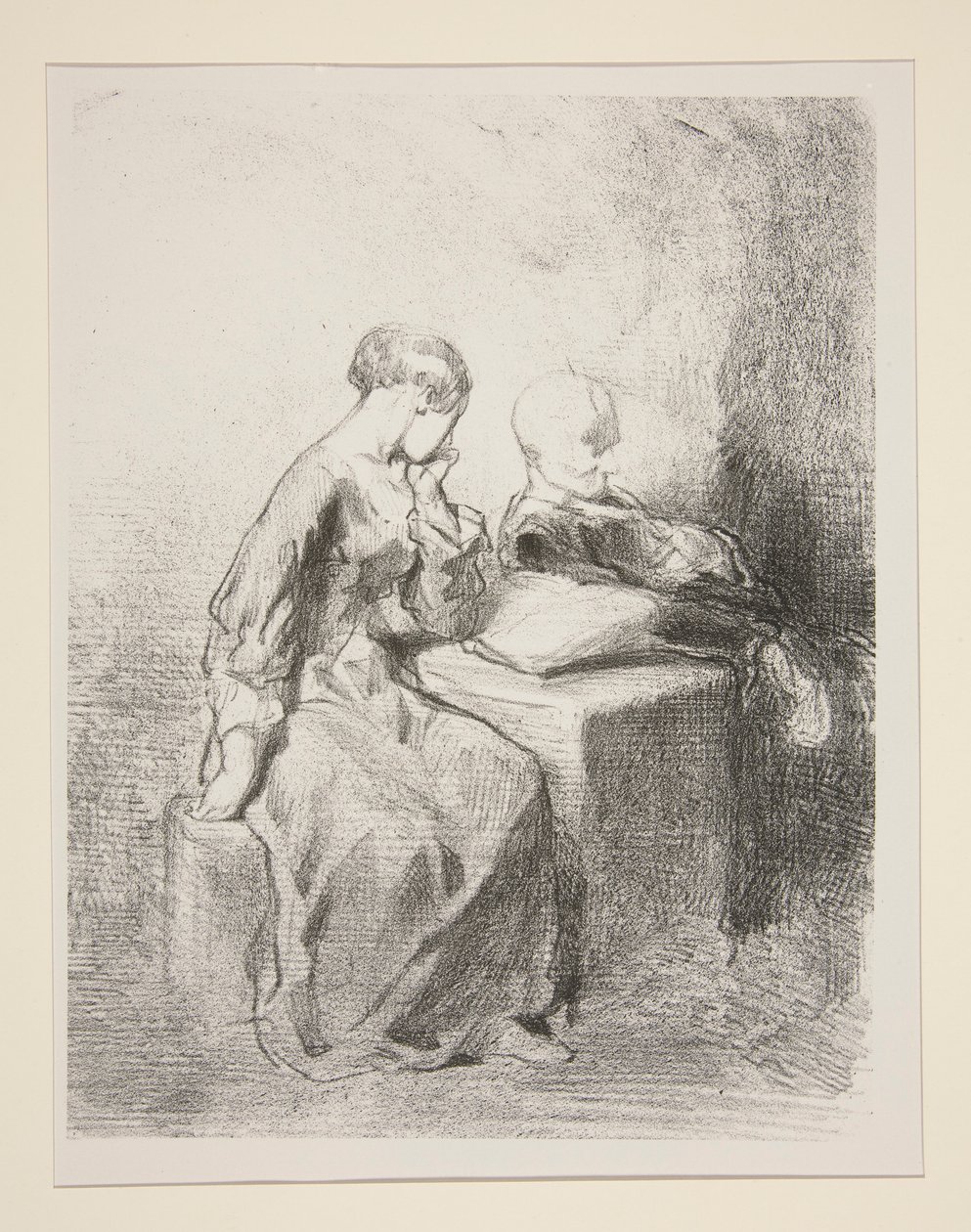 (LA LECTRICE.) 作者 保罗·加瓦尔尼