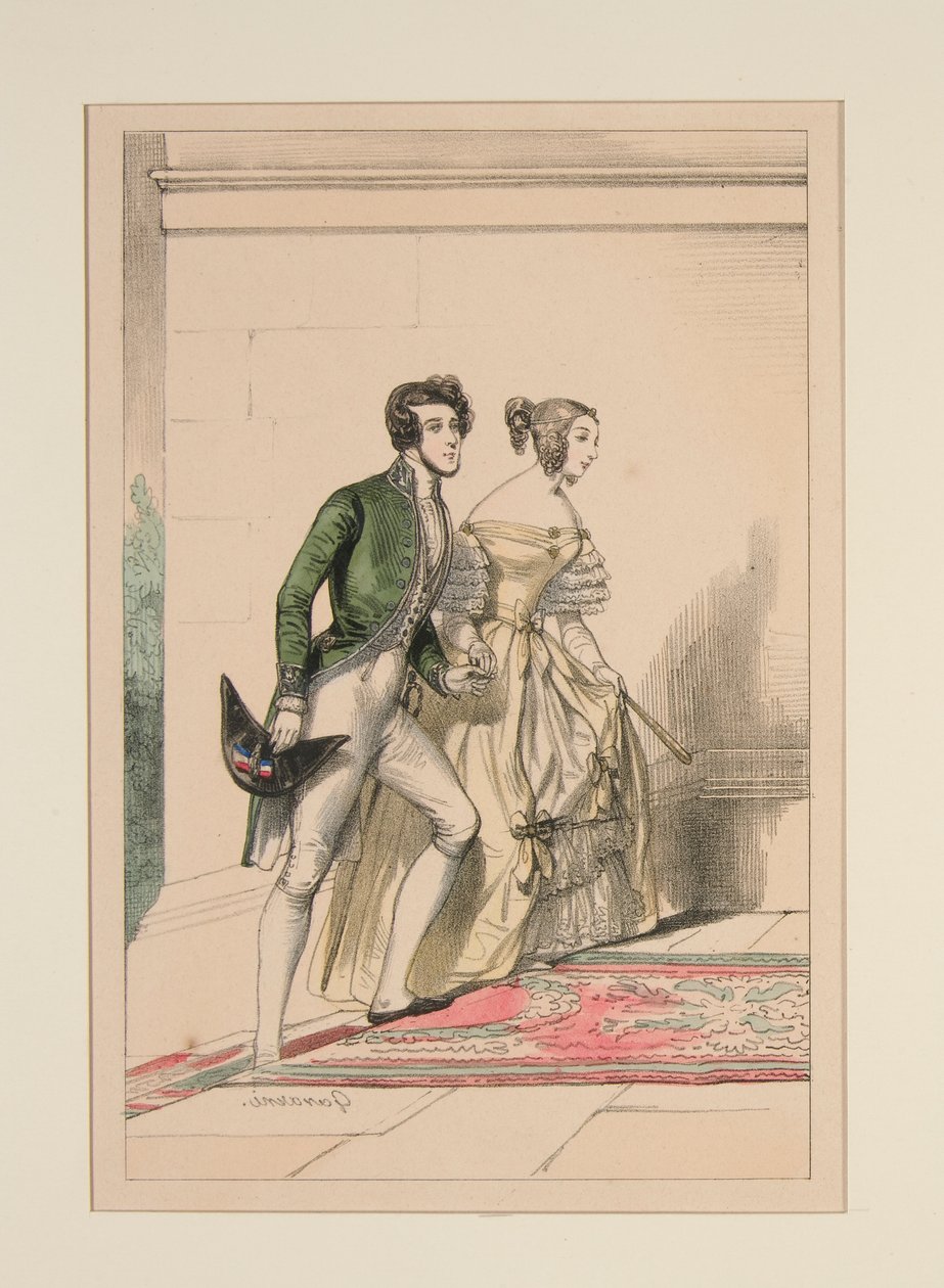 costume de cour 1837、 作者 保罗·加瓦尔尼