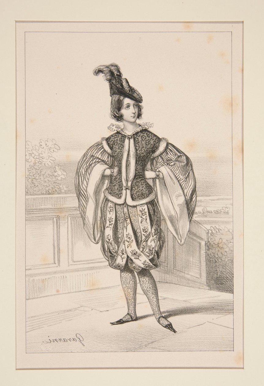 COSTUME DE Mme LA MARQUISE DE L... 作者 保罗·加瓦尔尼