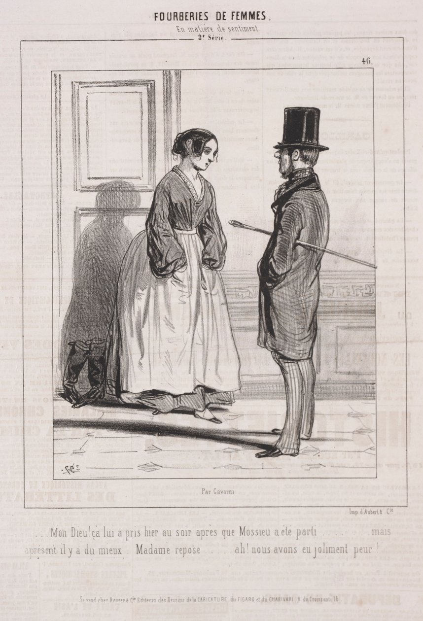 女士们的Fourberies de Femmes：1842年。 作者 保罗·加瓦尔尼