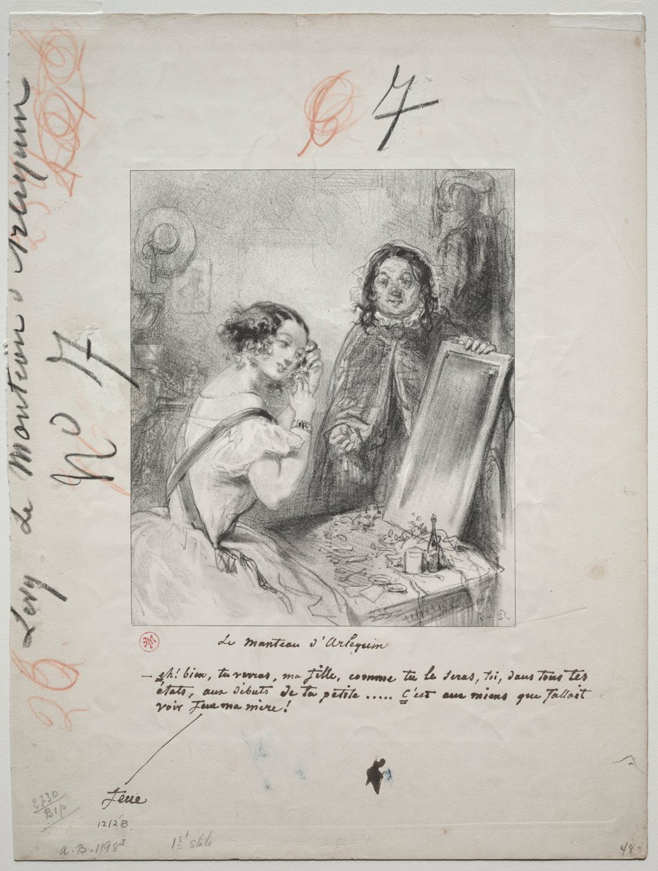 丑角外套：好！我的女儿，你会看到的，1852年。 作者 保罗·加瓦尔尼
