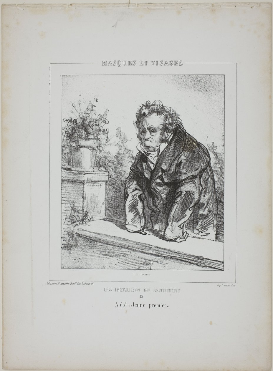 Les Invalides du Sentiment（《伤残者的情怀》）：曾是一位 "年轻的男主角"。 作者 保罗·加瓦尔尼