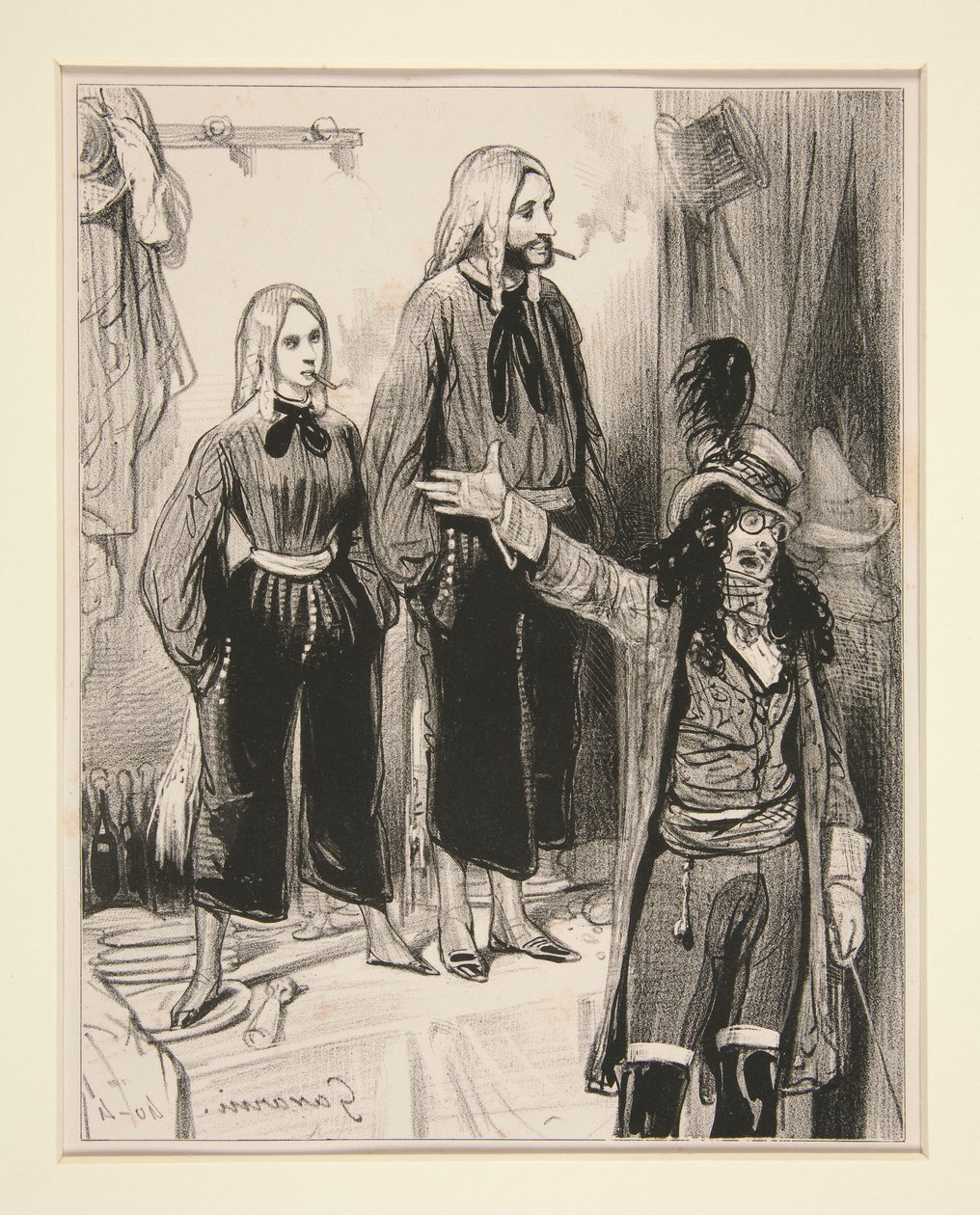 No. 1 - Le Debardeur，男性和女性 作者 保罗·加瓦尔尼