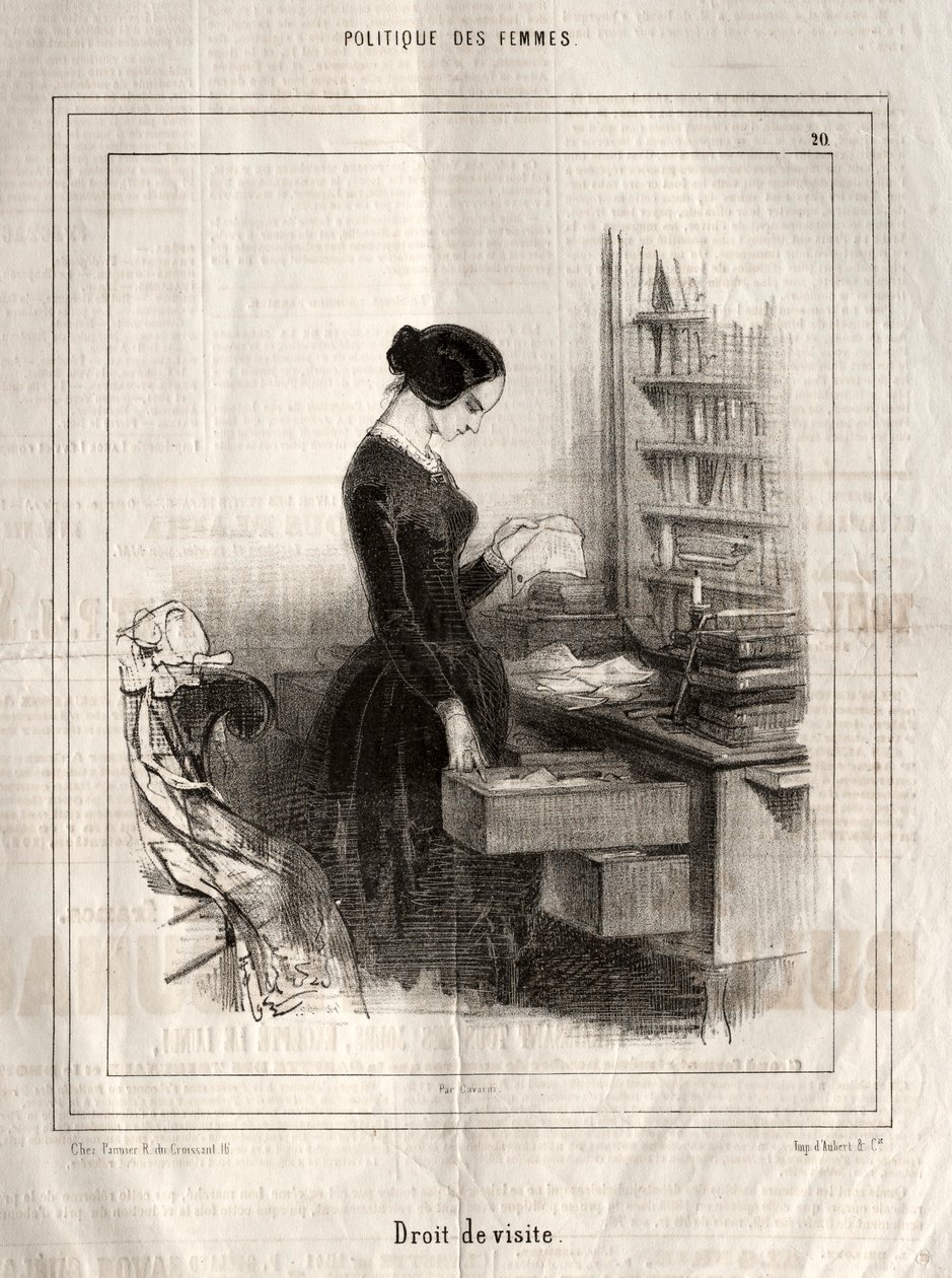 妇女政治：访问权，1843年。 作者 保罗·加瓦尔尼