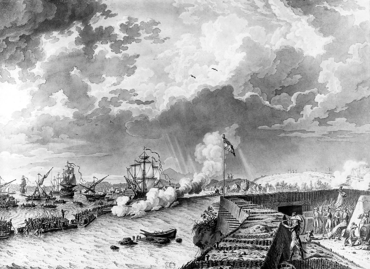 拿破仑-波拿巴将军在对英军围攻土伦期间，1793年12月（纸上笔墨）。 作者 保罗·格瑞高（Paul Gregoire）