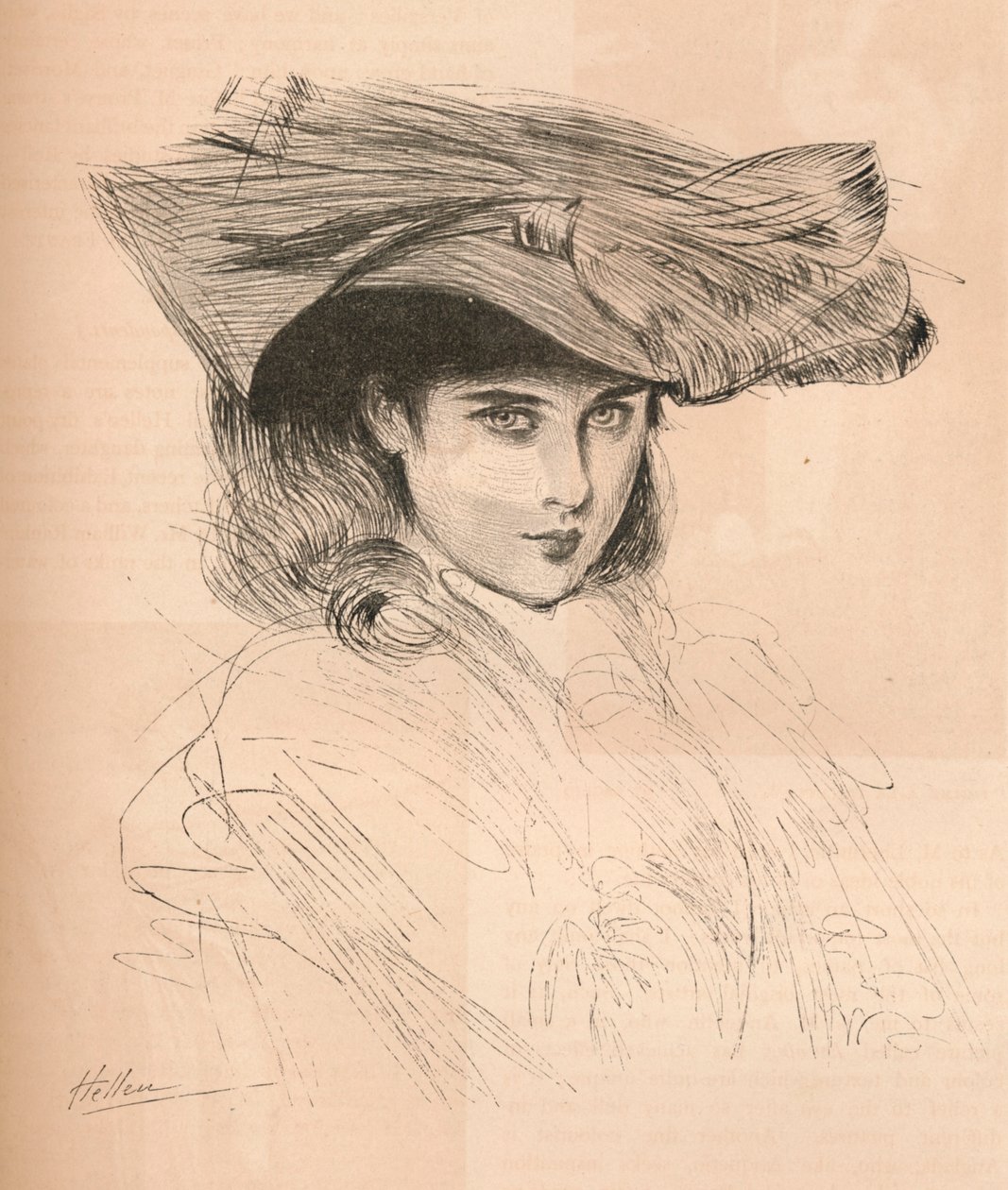 艺术家女儿的肖像，约1879-1903年，1903年 作者 保罗·赫勒