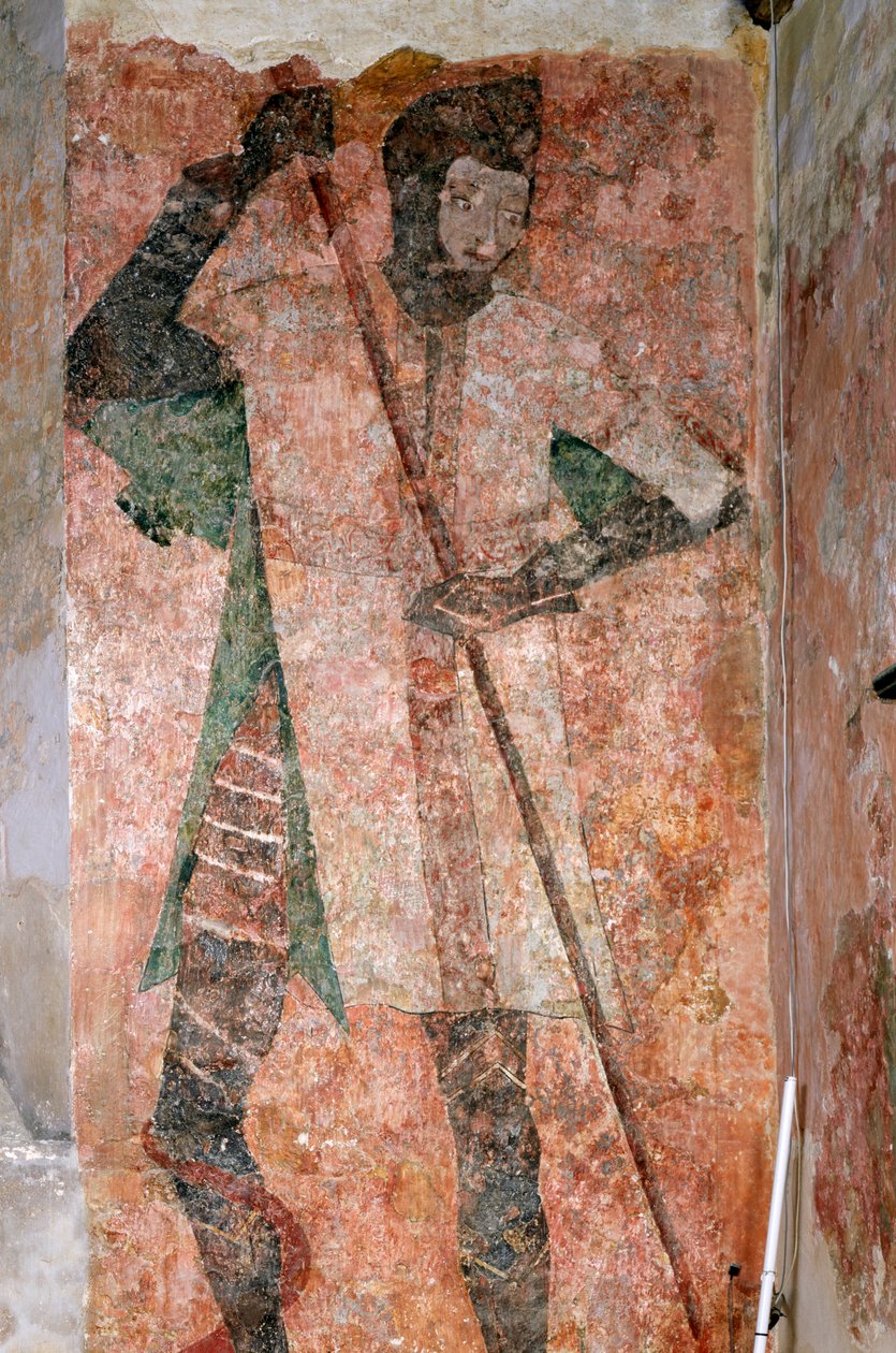 法利-亨格福德城堡小教堂的圣乔治壁画，萨默塞特，约2007年 作者 保罗·海南