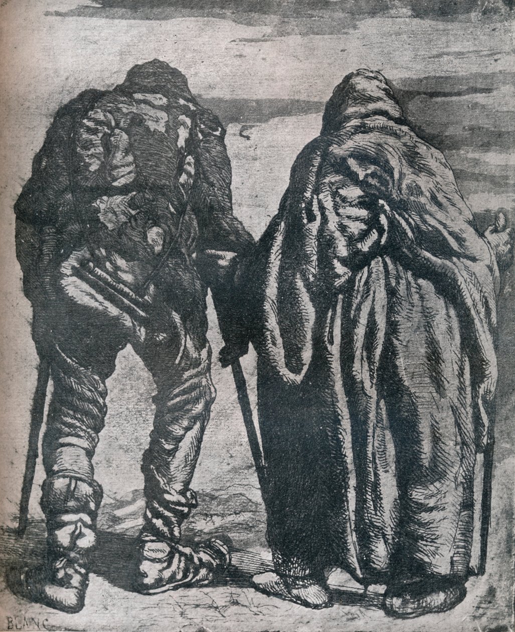 流浪者，约19世纪，1924年 作者 保罗·约瑟夫·布兰克