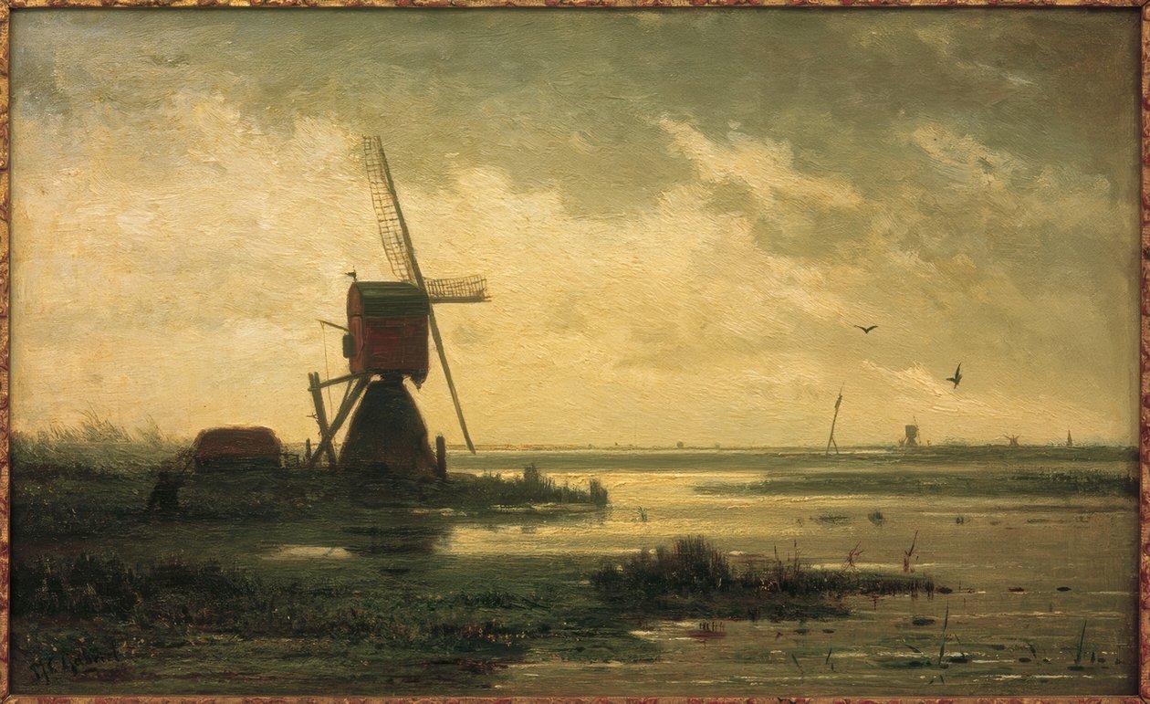 Polderlandschaft 作者 保罗·约瑟夫·康斯坦丁·加布里埃尔