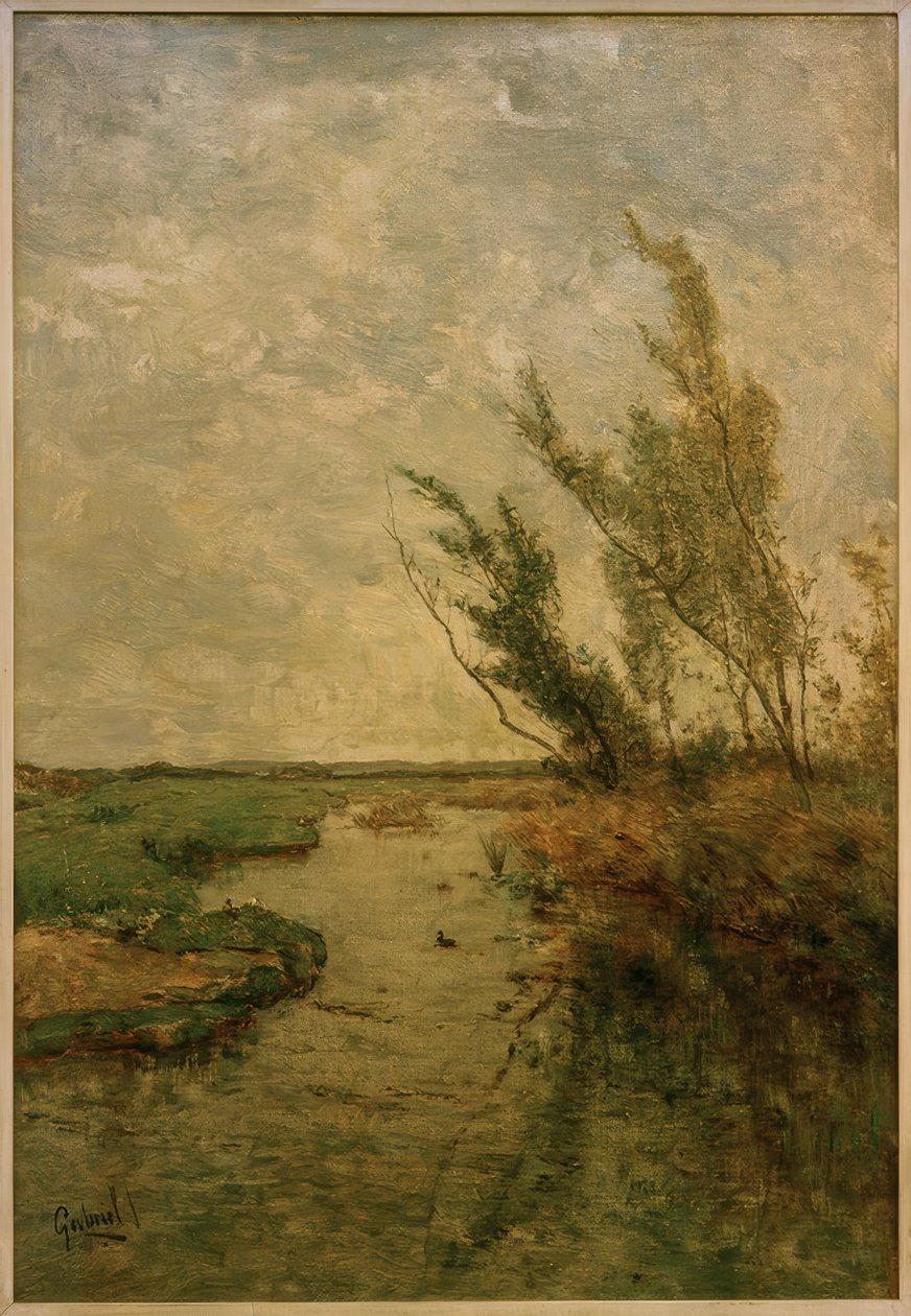 Polderlandschaft 作者 保罗·约瑟夫·康斯坦丁·加布里埃尔