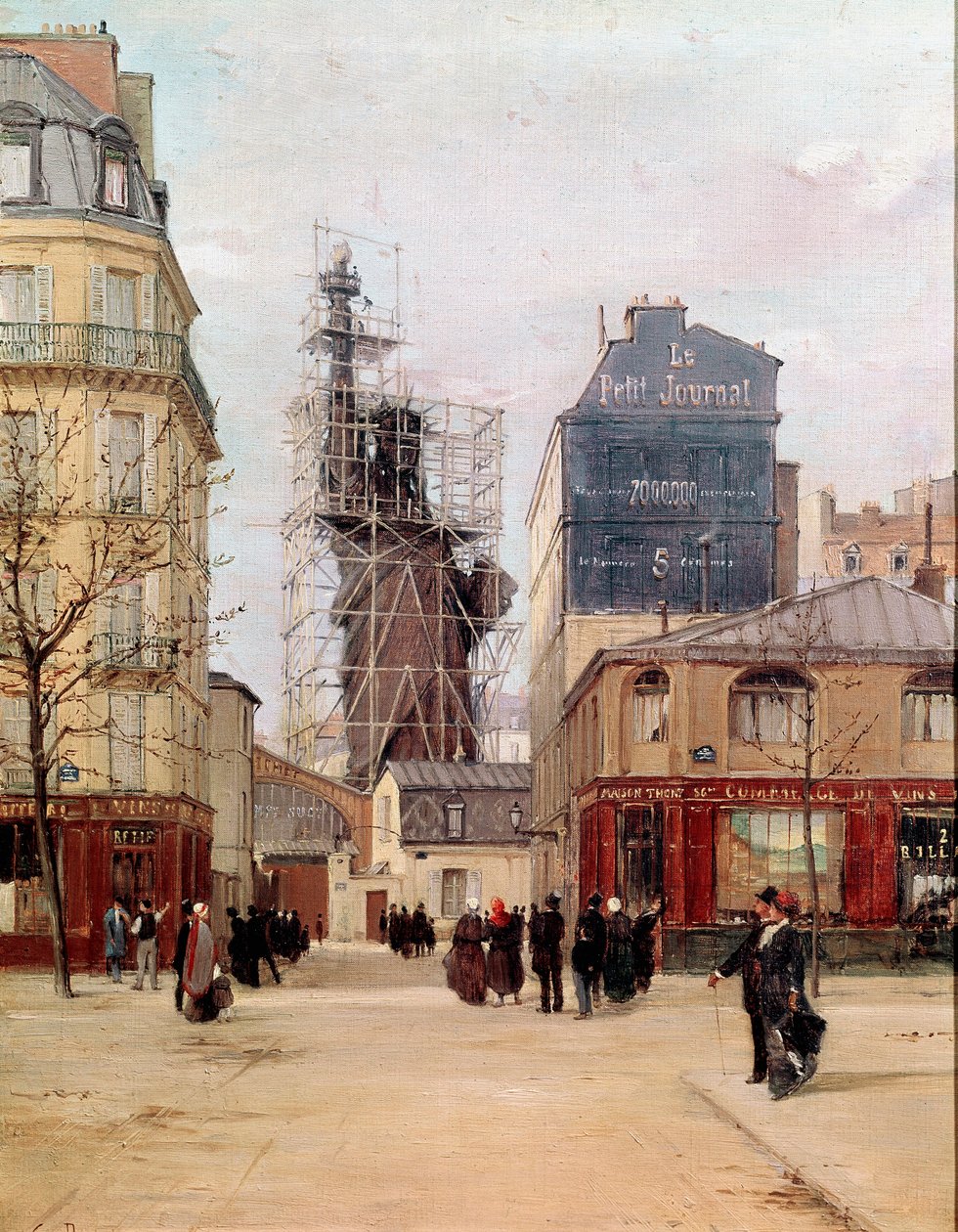 照亮世界的自由女神 弗雷德里克-奥古斯特-巴托尔迪（Frederic Auguste Bartholdi）1834-1905年）在1883年前往纽约之前，在巴黎Courcelles大道附近的Gayet铸造厂制作了自由女神的雕像。保罗-约瑟夫-维克多-达尔加的画作 作者 保罗·约瑟夫·维克多·达高