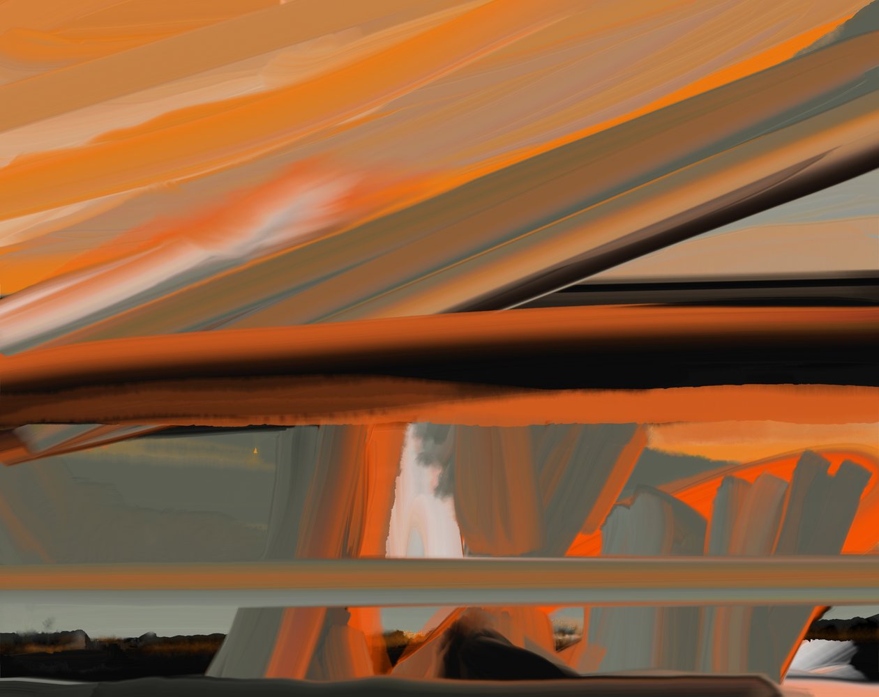 53.7600N-9.6595W, 2022（数字艺术） 作者 保罗·肯普顿