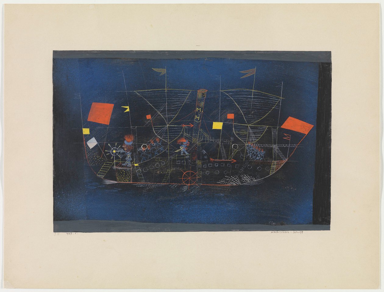 冒险船冒险船，1927年。 作者 保罗·克莱