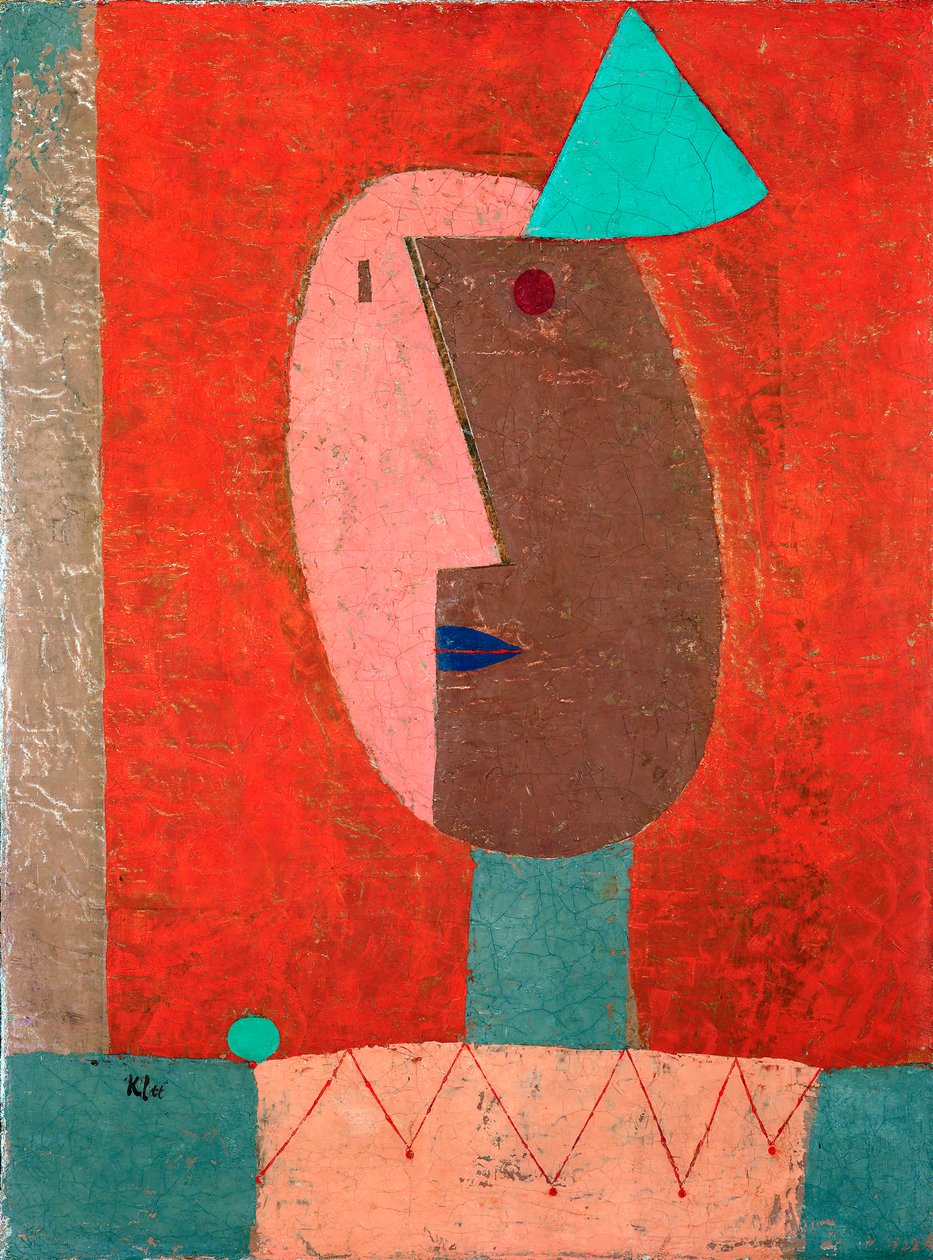 "小丑 "1929（布面油画） 作者 保罗·克莱