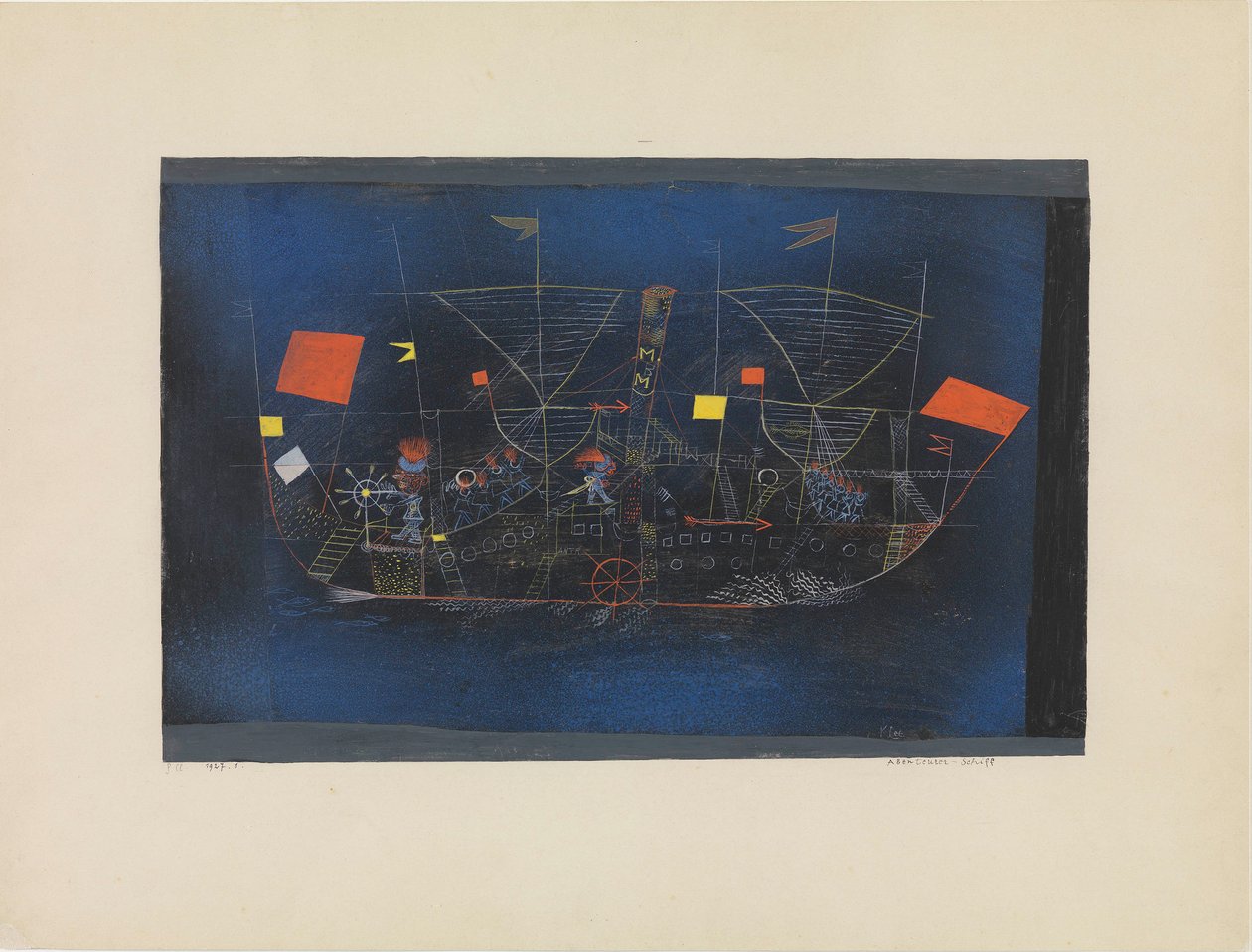 冒险船冒险船，1927年。 作者 保罗·克莱