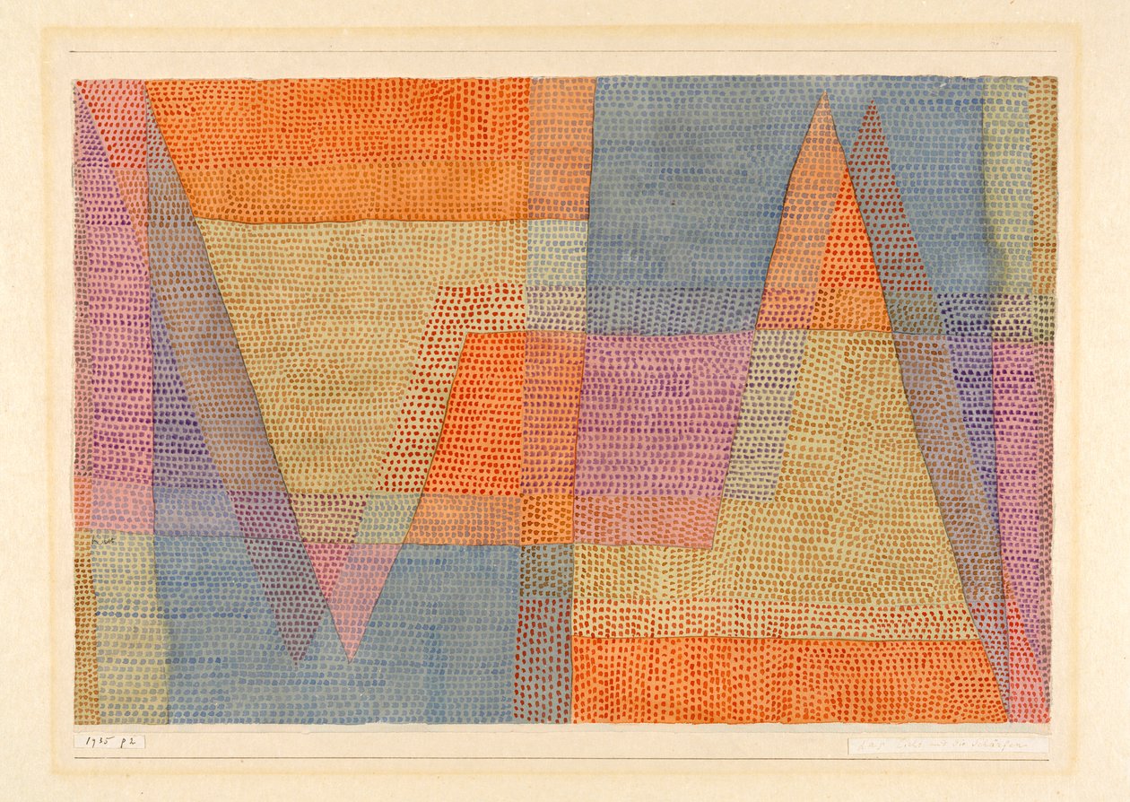光与锐度LaLumièreet lesArêtes，1935年。 作者 保罗·克莱
