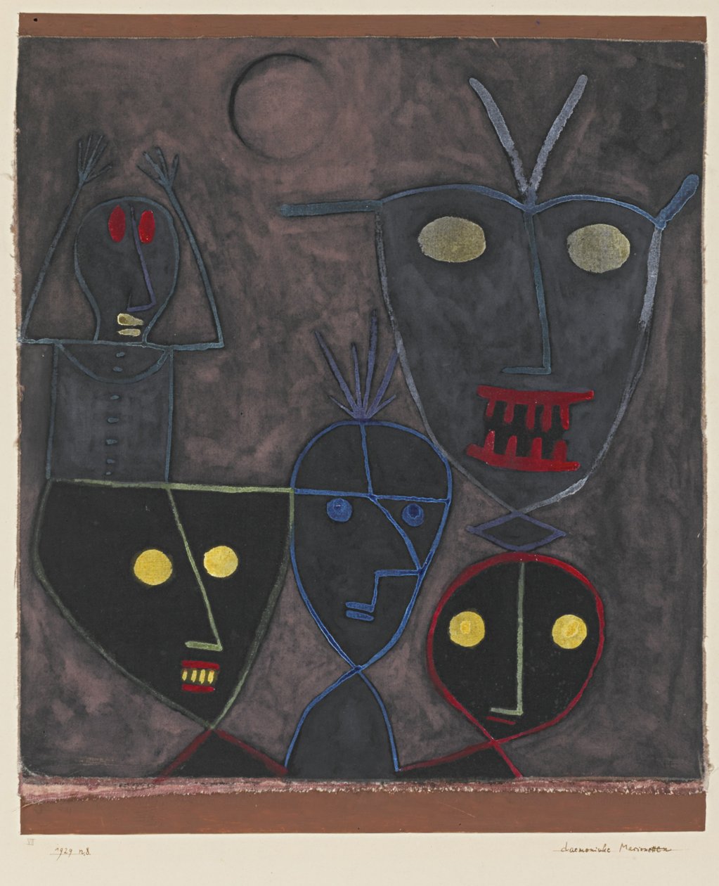 恶魔木偶，1929年 作者 保罗·克莱