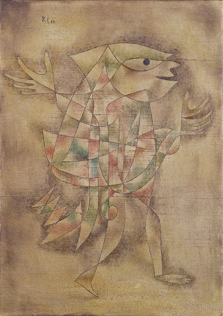 Tra中的傻瓜Narr in Trance，1929年 作者 保罗·克莱