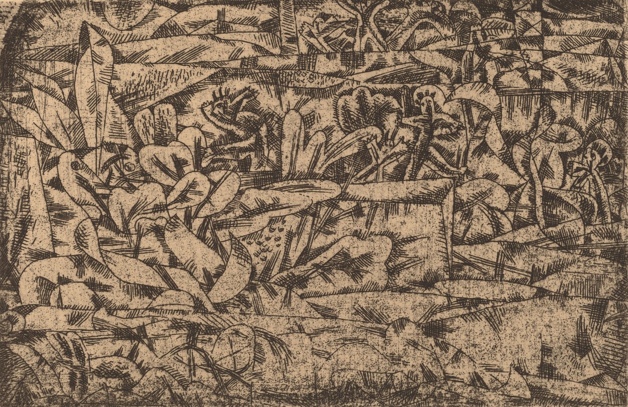 激情花园 激情花园，1913年。 作者 保罗·克莱