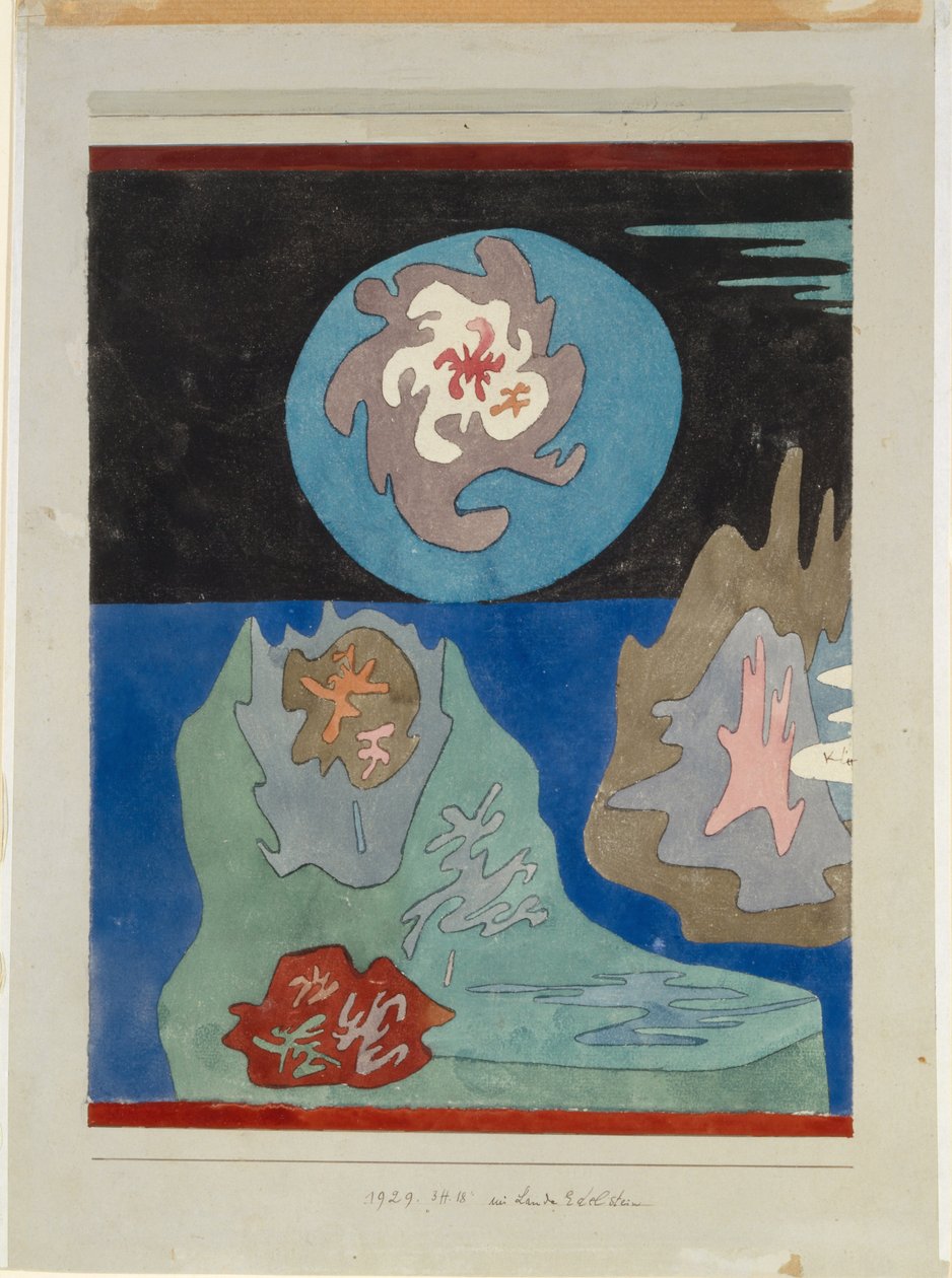 在爱德斯坦的土地上，1929年。 作者 保罗·克莱
