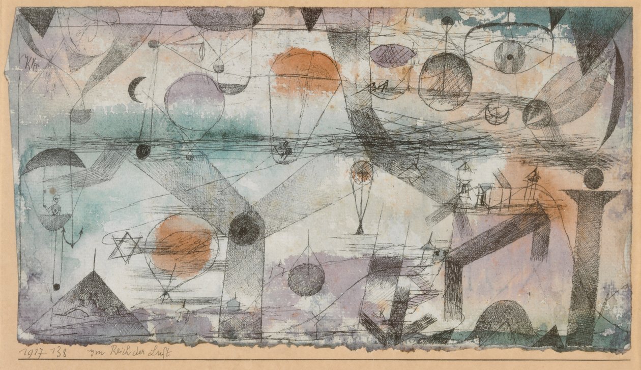在空气的领域，1917年。 作者 保罗·克莱