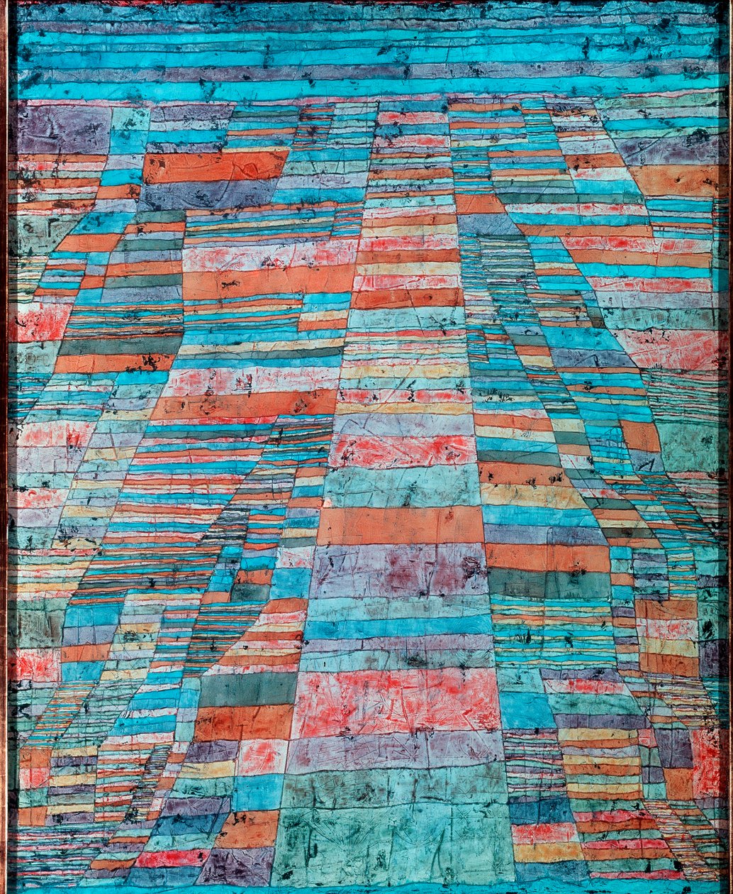 大路和小路 保罗-克利（1879-1940 年）1929 年的绘画作品 太阳。83x67 厘米 科隆，路德维希博物馆 作者 保罗·克莱