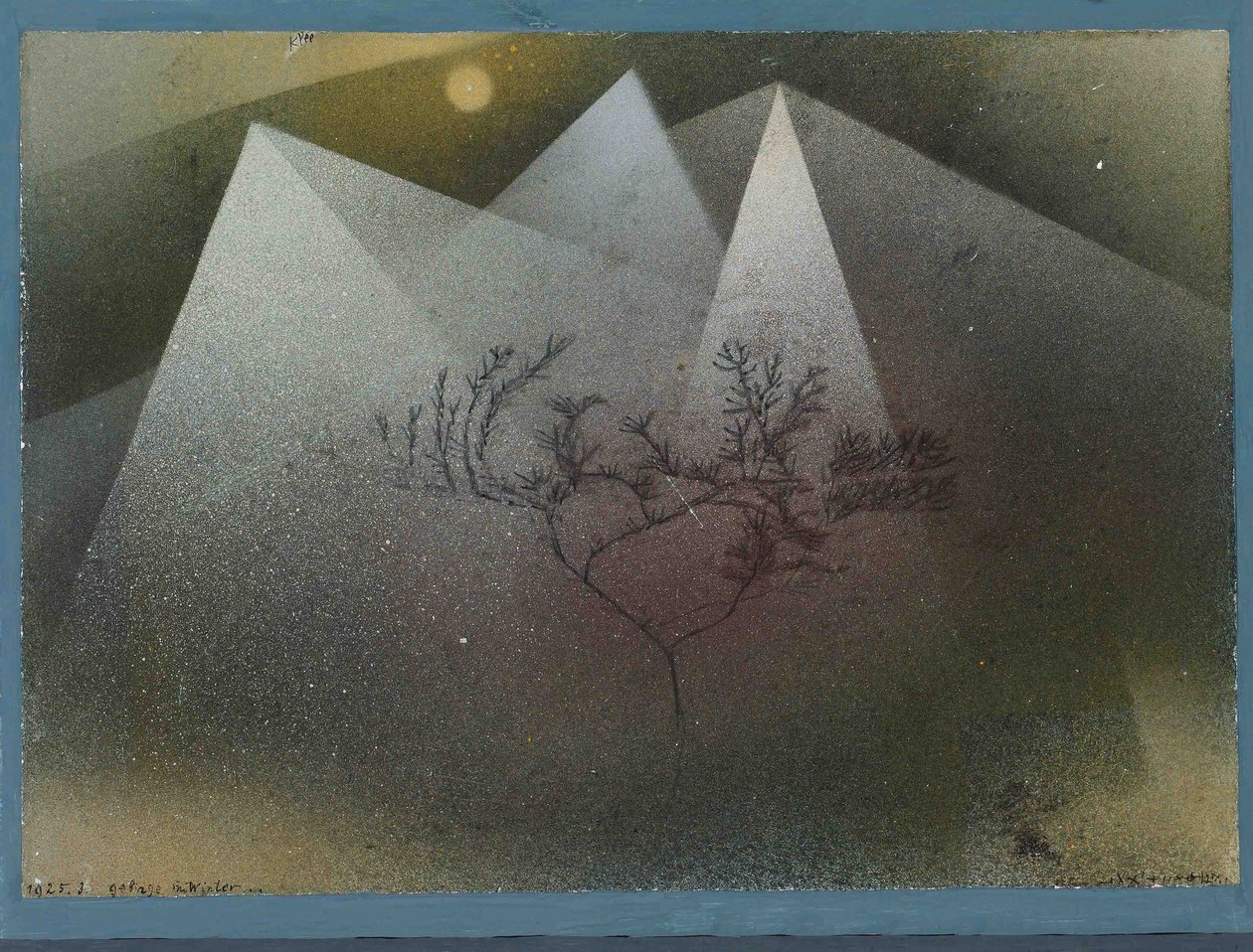 冬季的山脉冬季的山脉，1925年。 作者 保罗·克莱