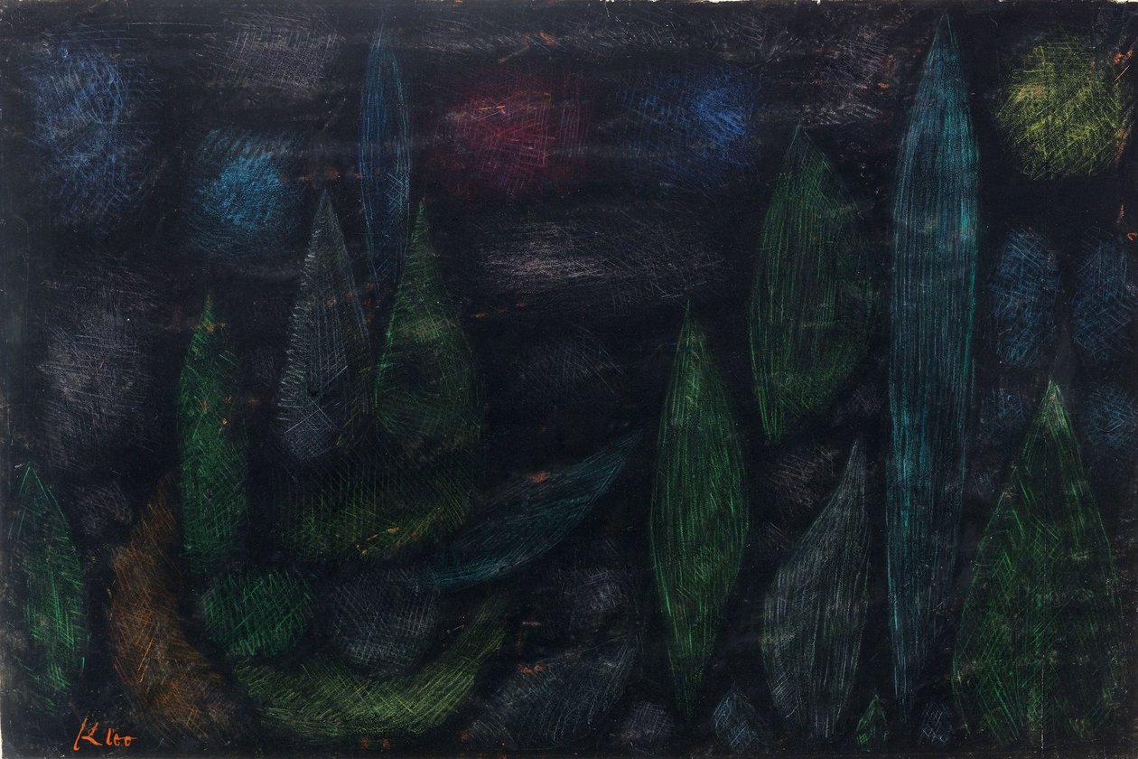 夜景夜景，1937年。 作者 保罗·克莱