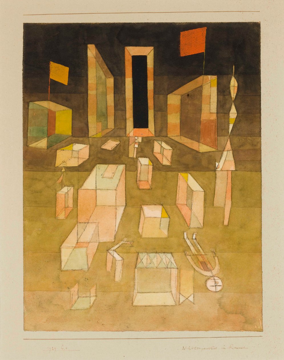 宇宙中的不安定因素 宇宙中的不安定因素，1929年。 作者 保罗·克莱