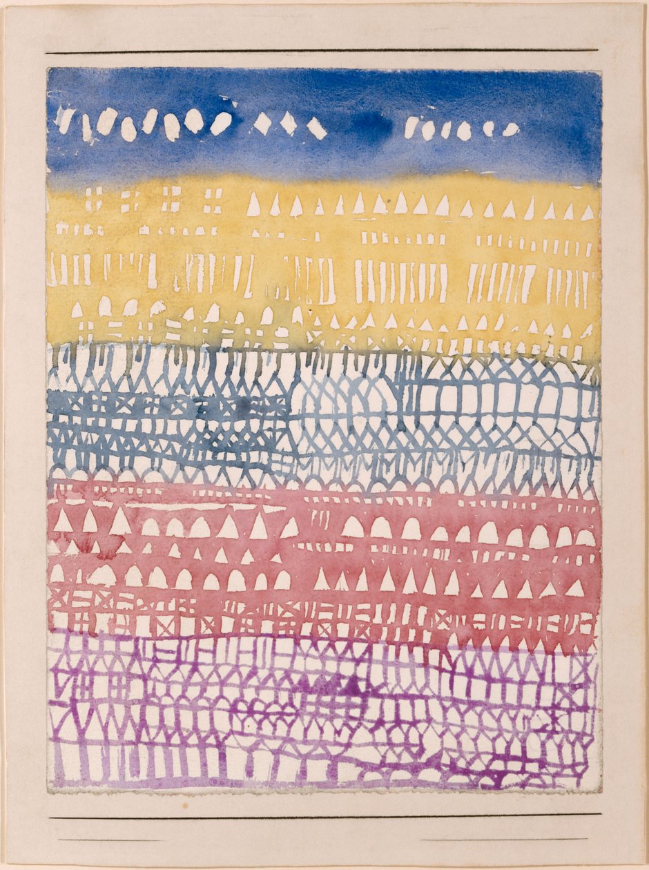 旧城概览，1928年。 作者 保罗·克莱