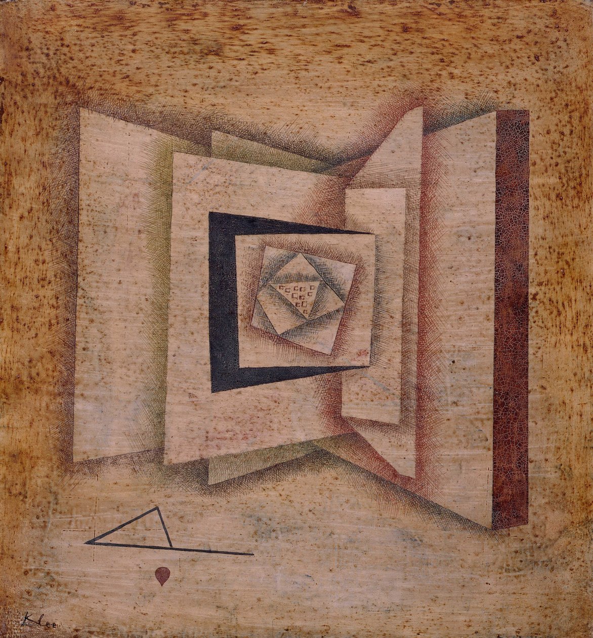 打开书本，1930年。 作者 保罗·克莱
