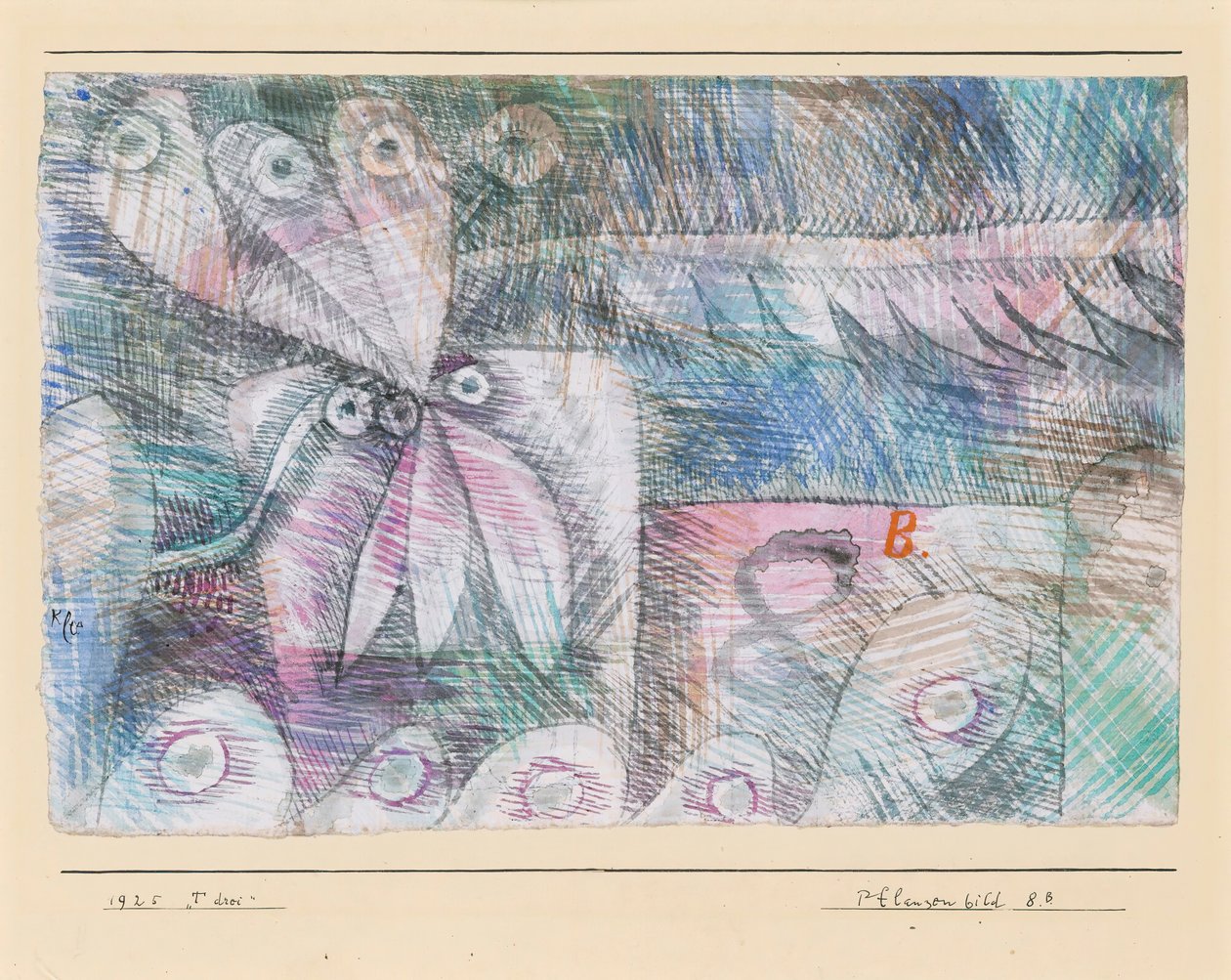植物图片8.B.，1925年。 作者 保罗·克莱