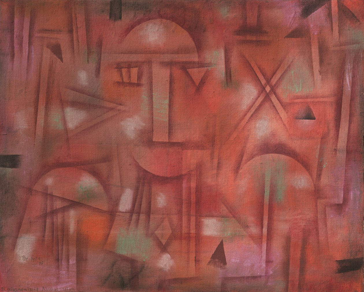 生理组学结晶，1924年。 作者 保罗·克莱