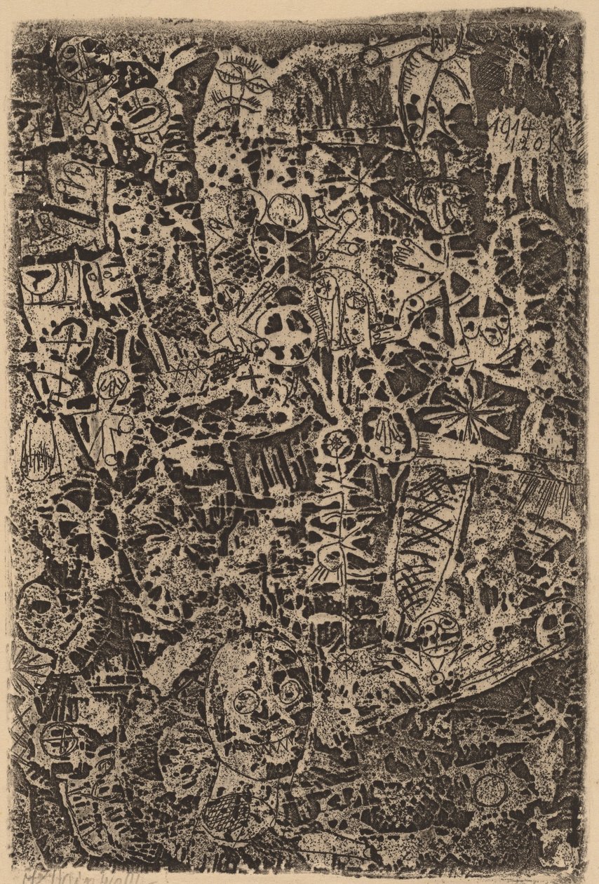 小世界》，1914年。 作者 保罗·克莱