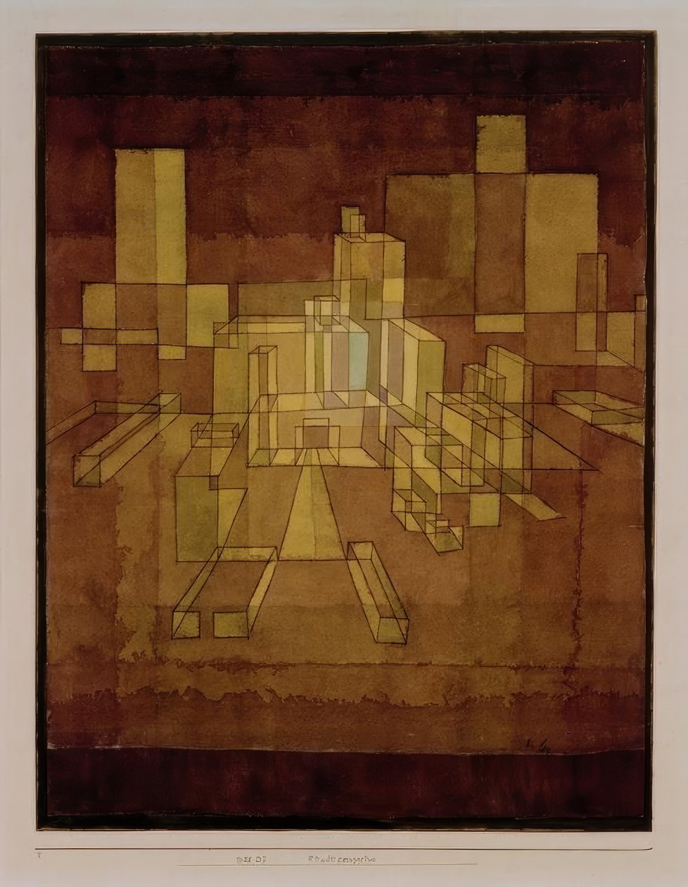Stadtperspective 作者 保罗·克莱