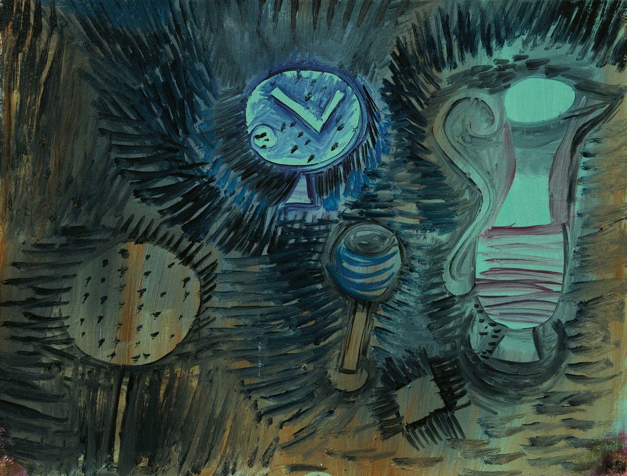 静物，1924年。 作者 保罗·克莱