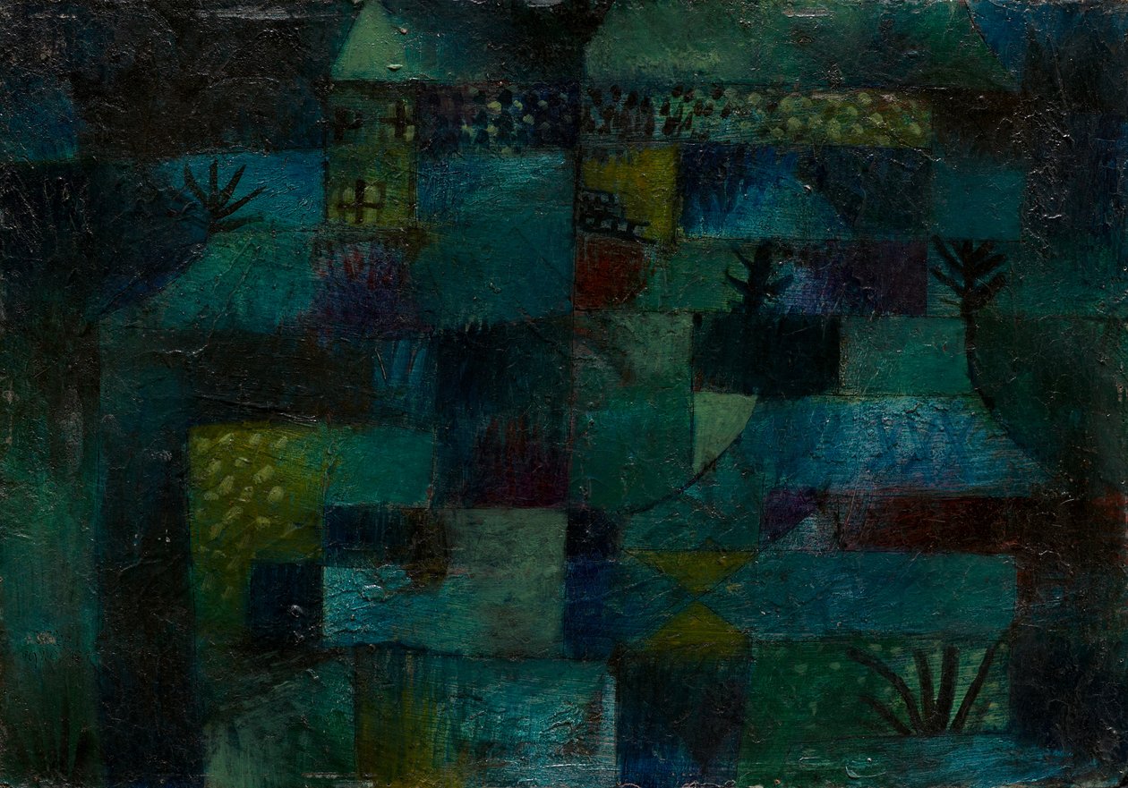 梯田花园，1920年。 作者 保罗·克莱