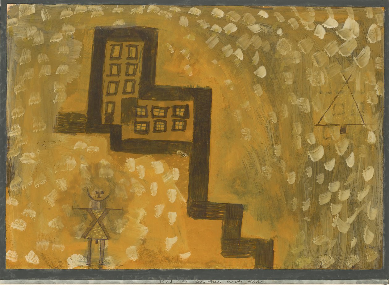 高处的房子》，1923年。 作者 保罗·克莱