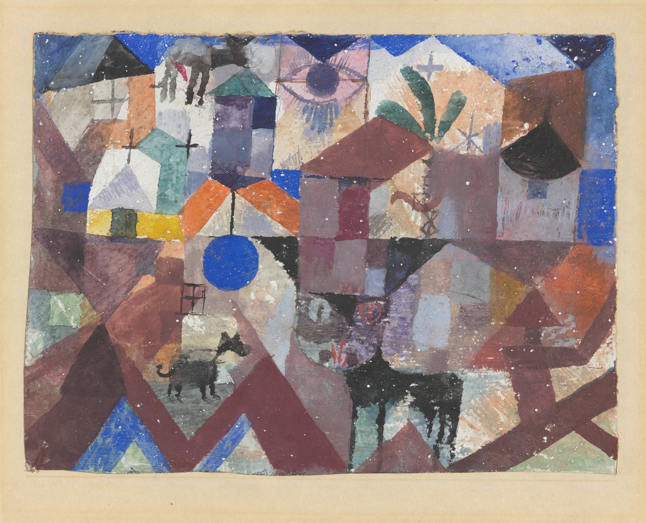 蒂尔加滕（Tiergarten），1918年。 作者 保罗·克莱