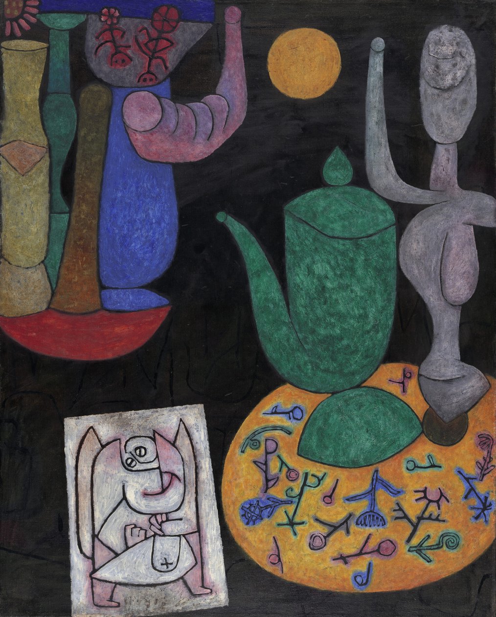 无题，最后的静物，1940年 作者 保罗·克莱