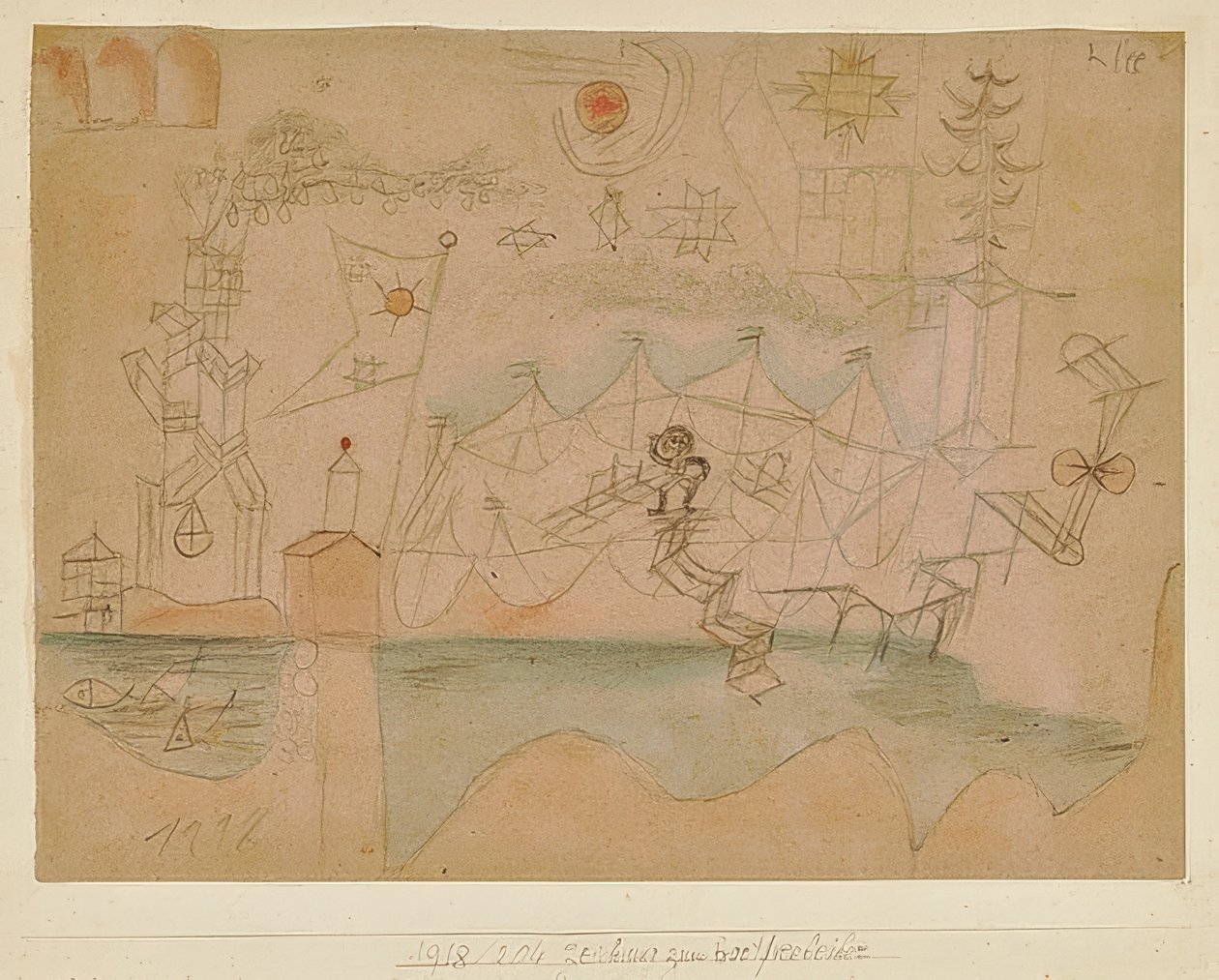 到船上租赁公司。 1918年，204 作者 保罗·克莱