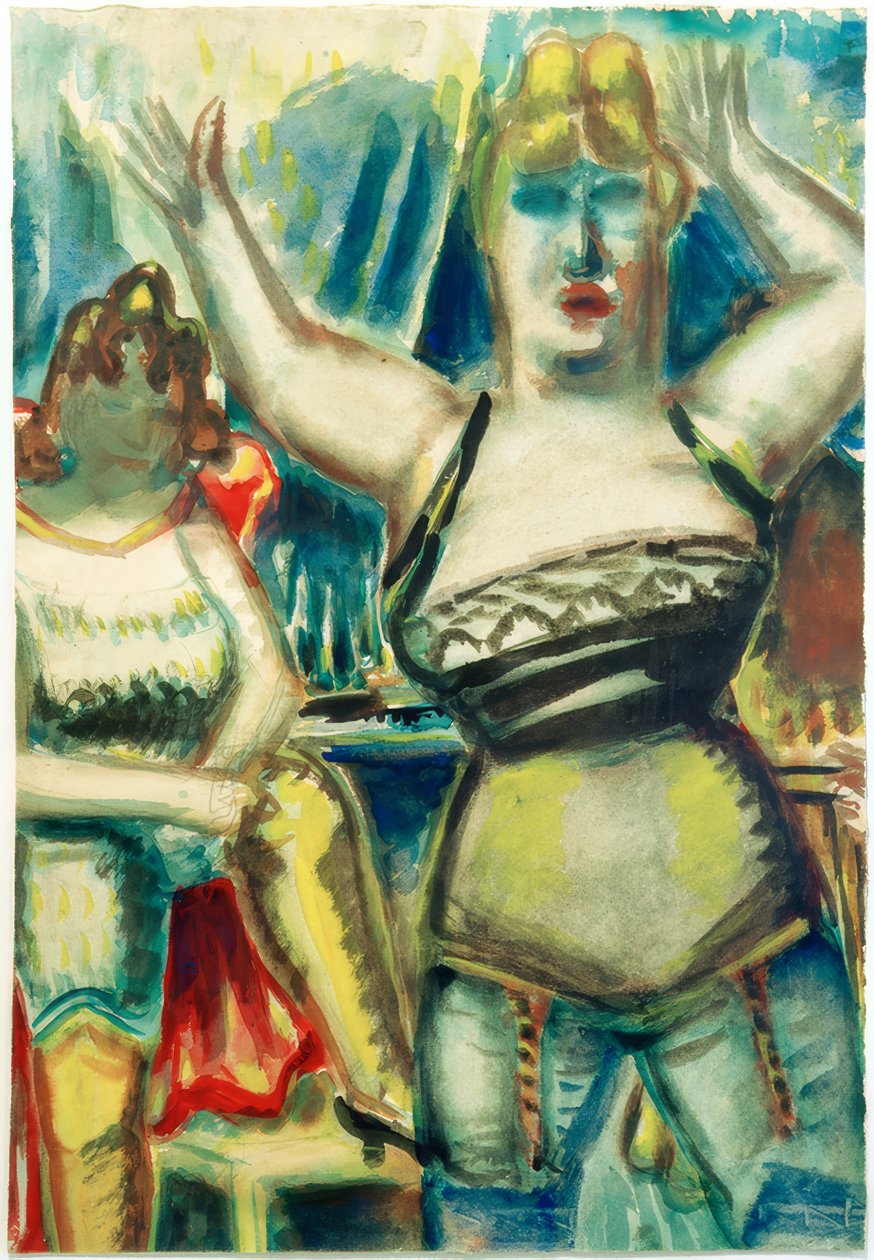 Frau mit erhobenen Armen 作者 保罗·克莱因施密特